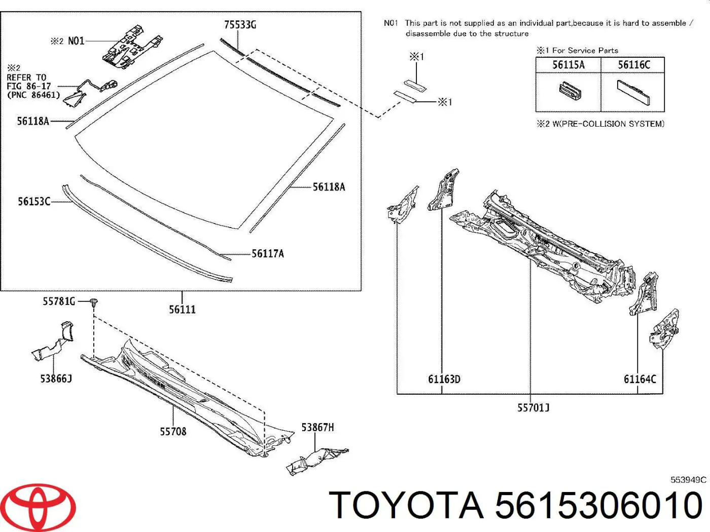 5615306010 Toyota 
