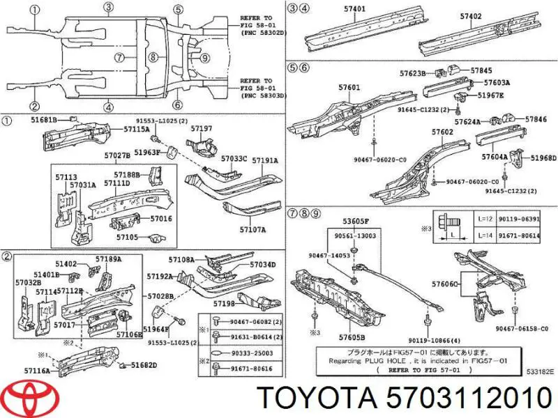  5703112010 Toyota