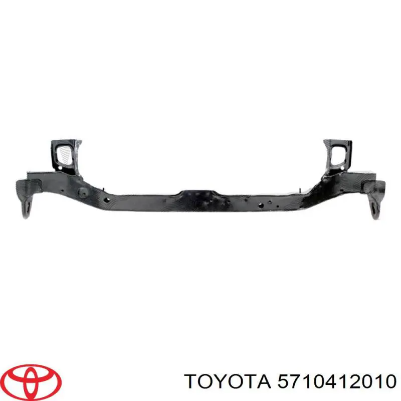 Суппорт радиатора нижний (монтажная панель крепления фар) на Toyota Corolla E10