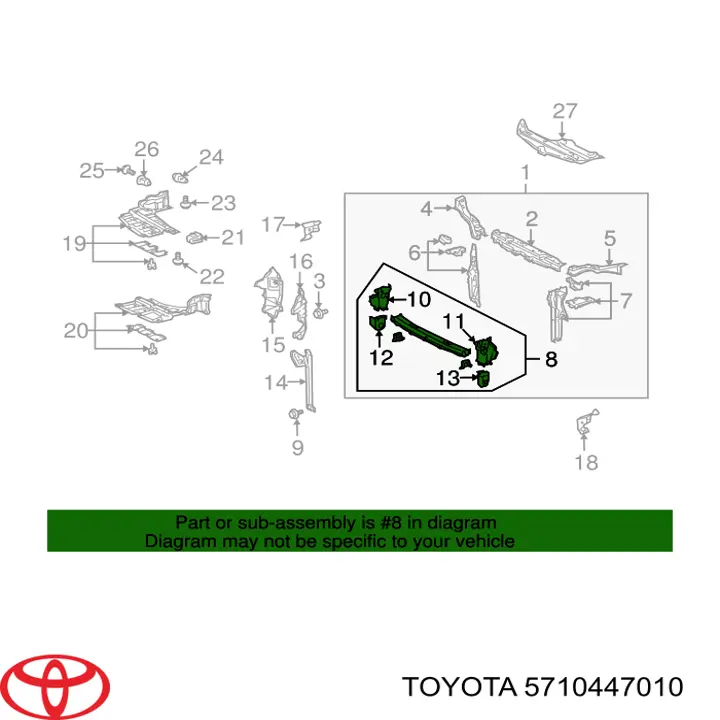 5710447010 Toyota 