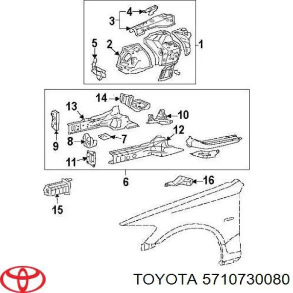  5710730080 Toyota