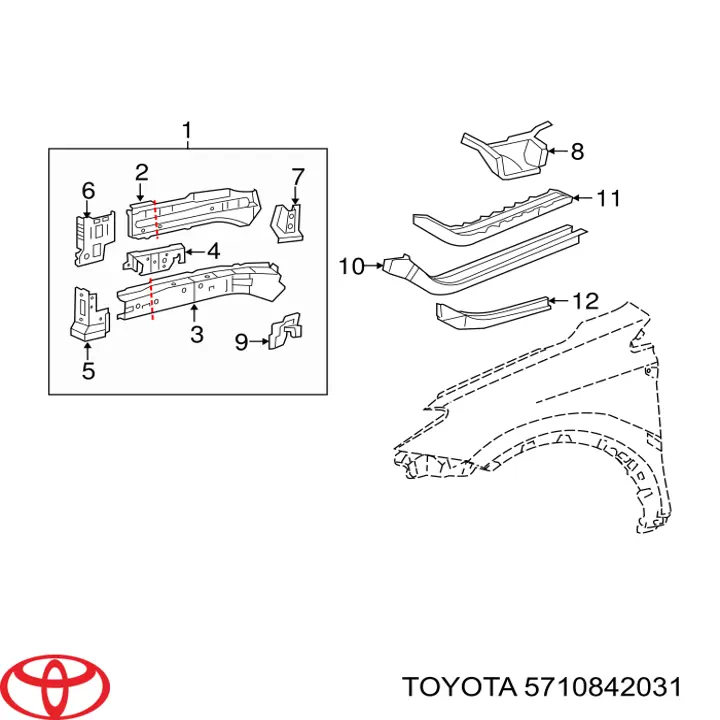  Toyota 5710842031 цена, от 177.38 USD