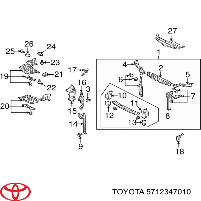 5712347010 Toyota 