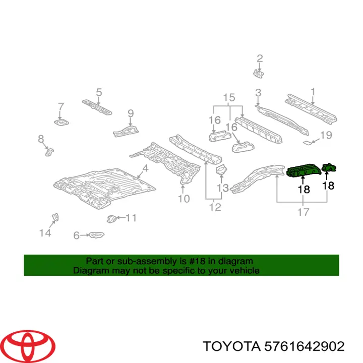  5761642902 Toyota