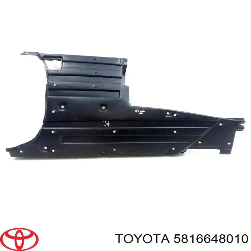 Защита днища левая 5816648010 Toyota