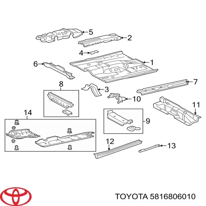 5816806010 Toyota 