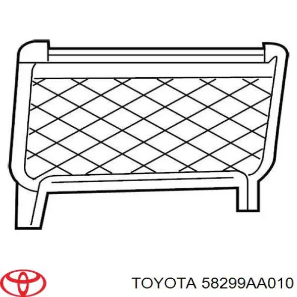 Сетка багажного отсека на Toyota Camry V40