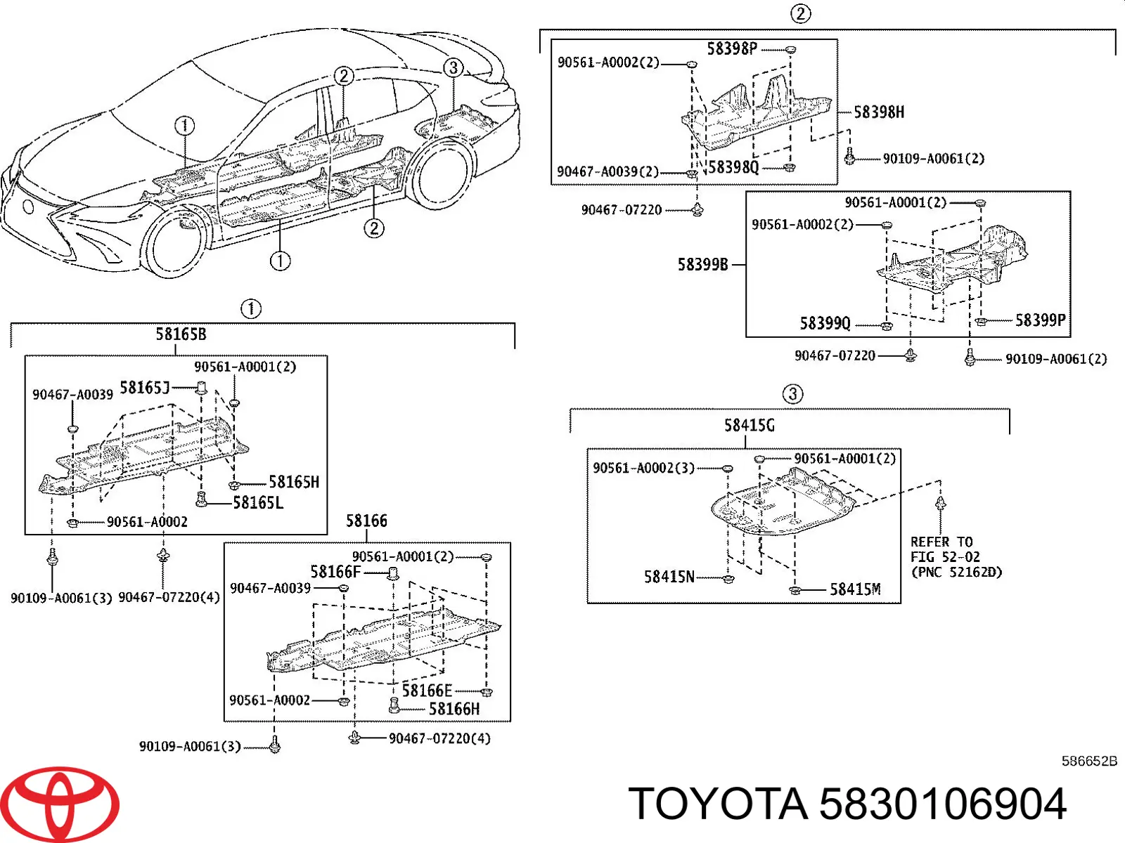  5830106904 Toyota