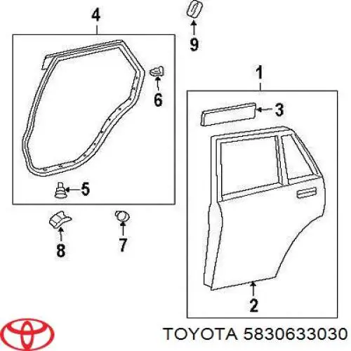 5830633030 Toyota 