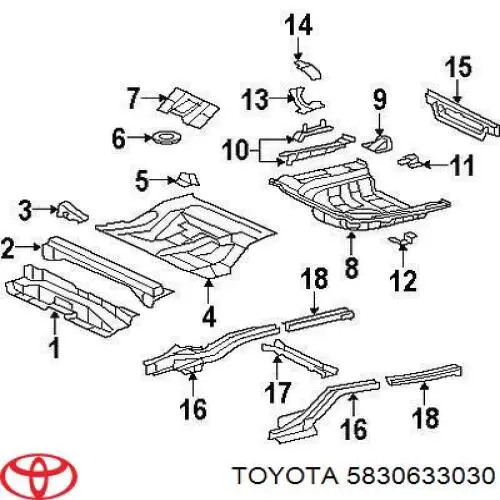  Toyota 5830633030 цена, от 76.69 USD