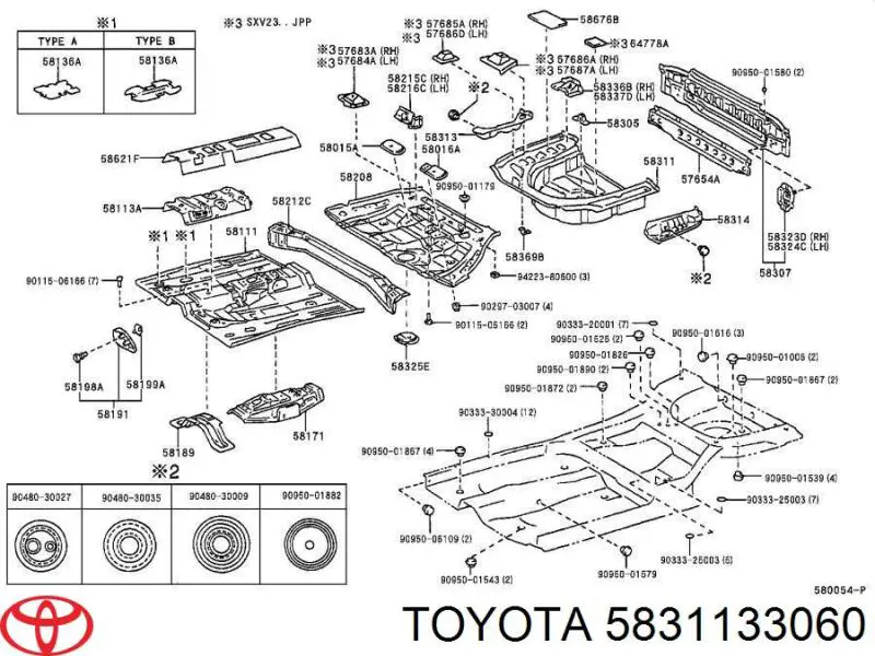  5831133060 Toyota