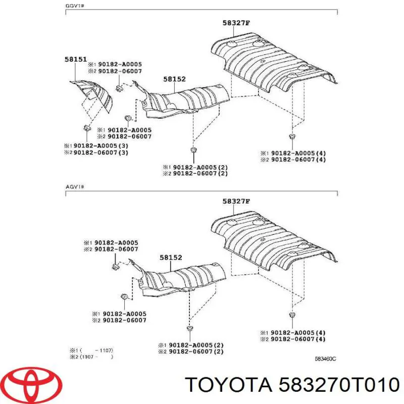 583270T010 Toyota 