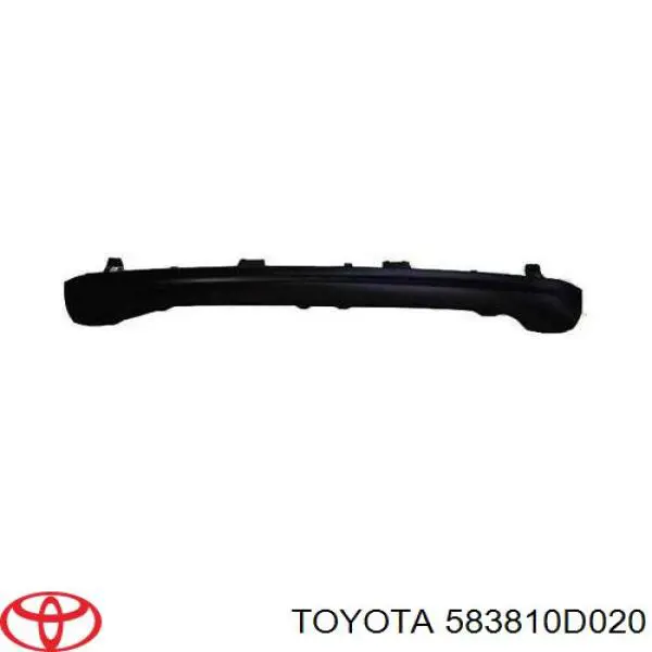 Нижняя часть заднего бампера 583810D020 Toyota