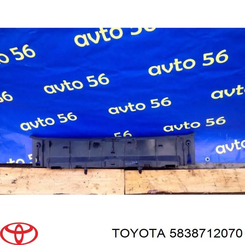 5838712070 Toyota painel traseiro da seção de bagagem