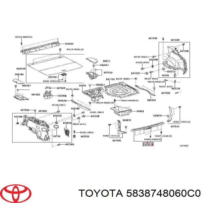 5838748060C0 Toyota 