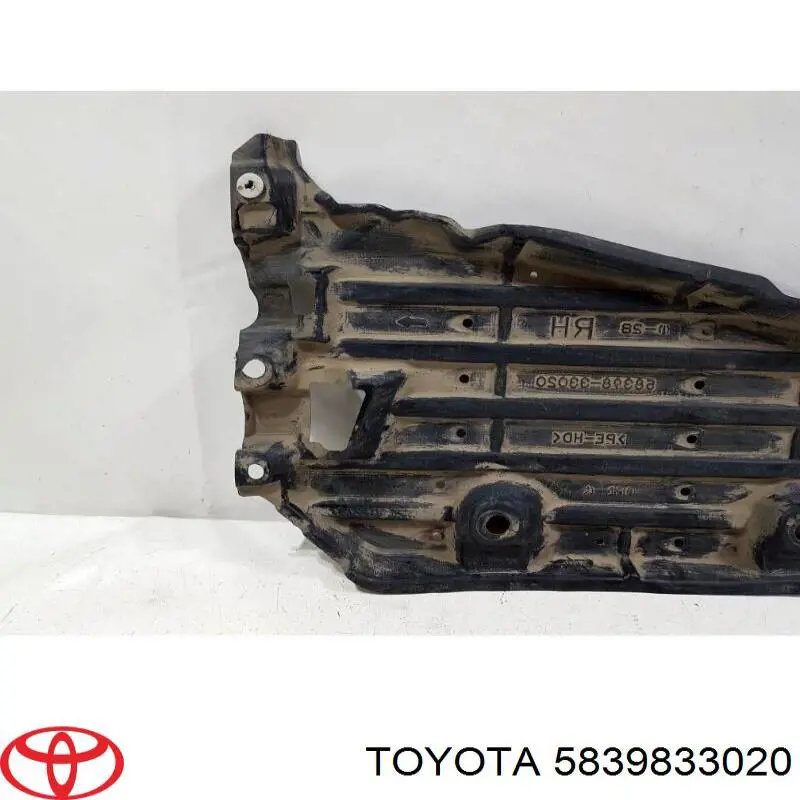 Защита двигателя задняя на Toyota Camry V50