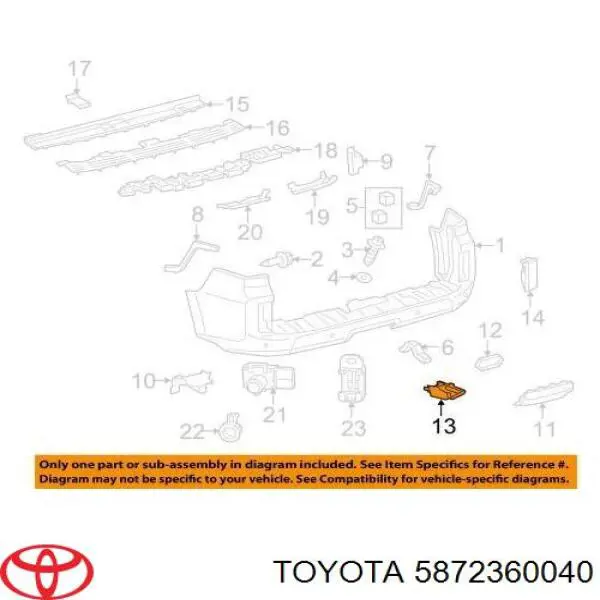  5872360040 Toyota