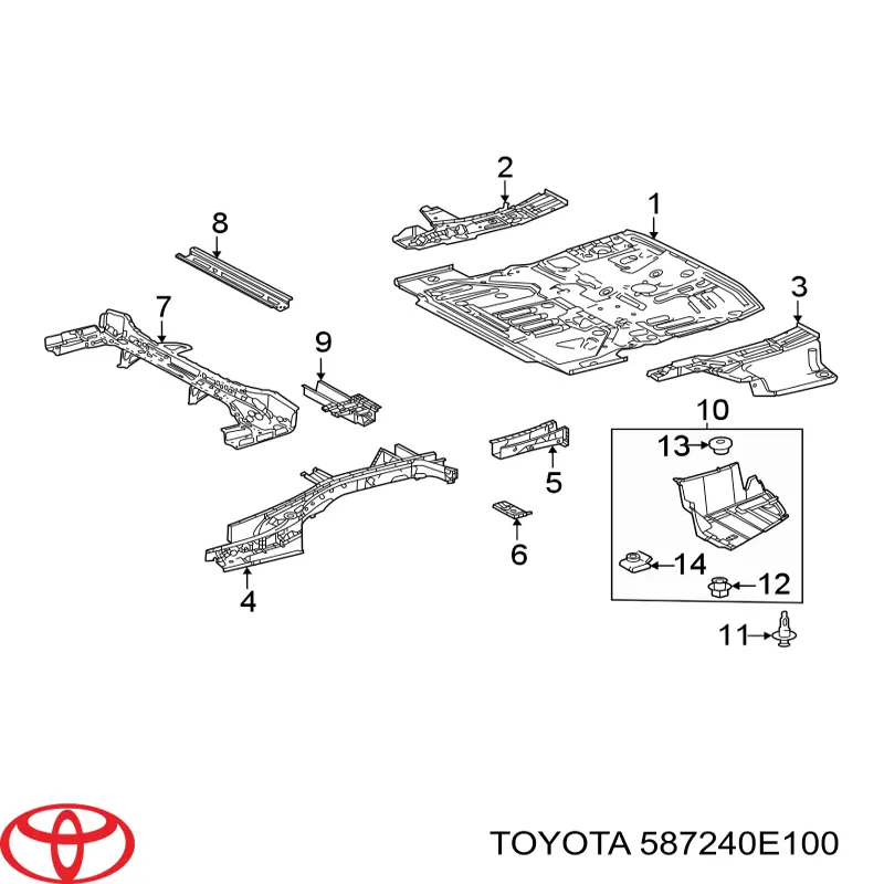 587240E100 Toyota 