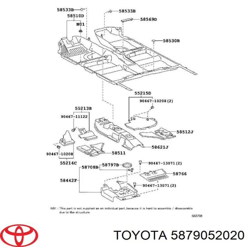  5879052020 Toyota