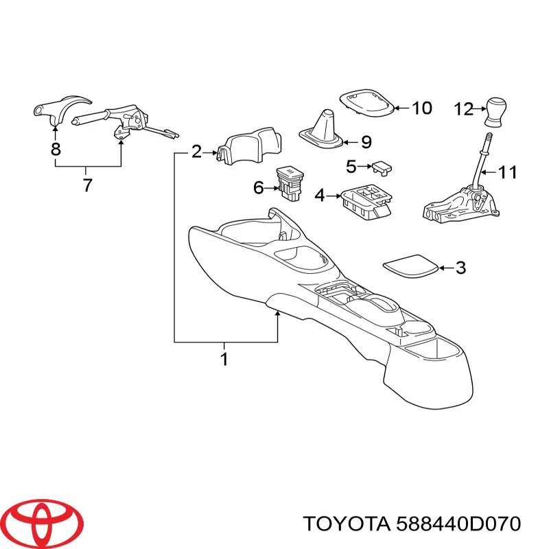 588440D070 Toyota 