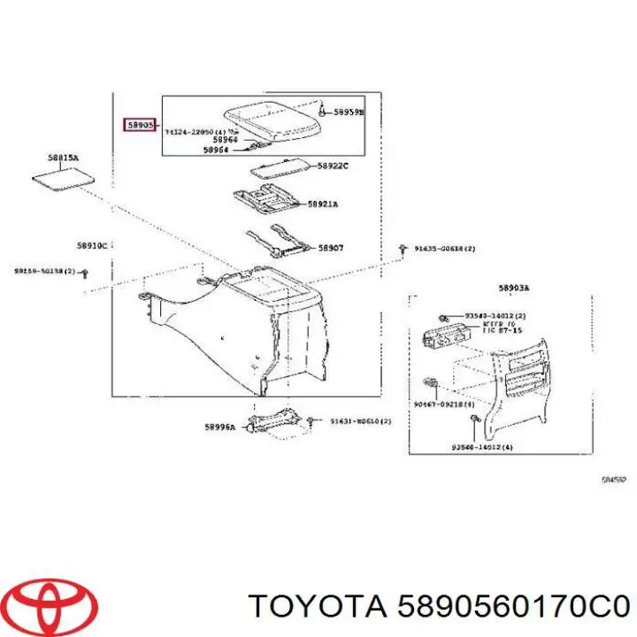 5890560170C0 Toyota 