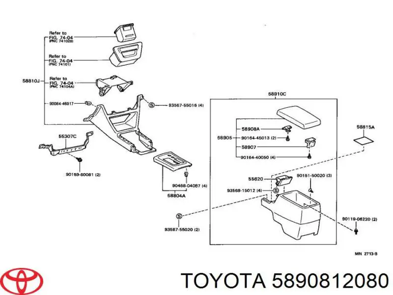  Toyota 5890812080 цена, от 11.88 USD