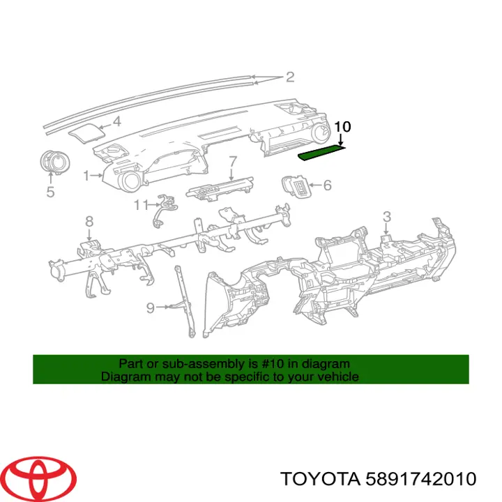  5891742010 Toyota