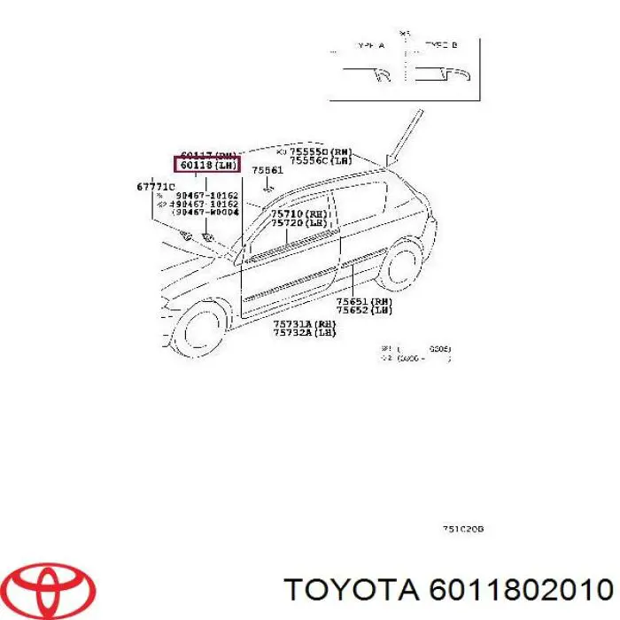  6011802010 Toyota