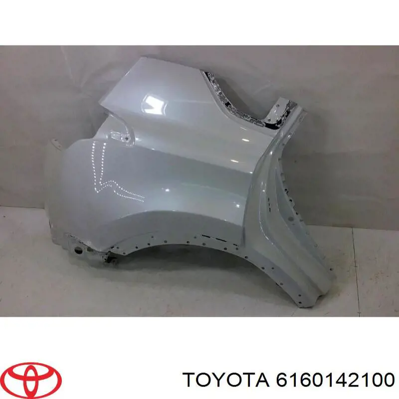 Guardabarros trasero derecho 6160142100 Toyota