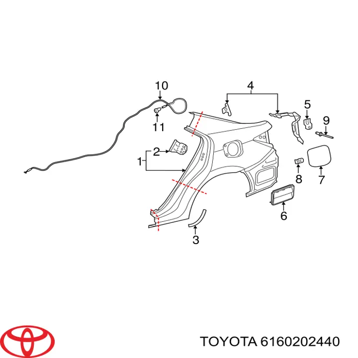  6160202440 Toyota