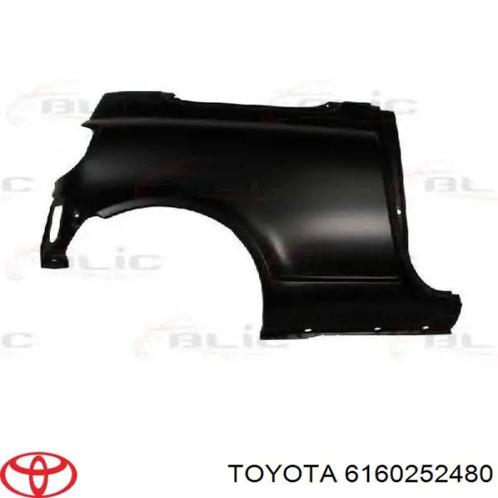 6160252480 Toyota Боковая часть задняя левая