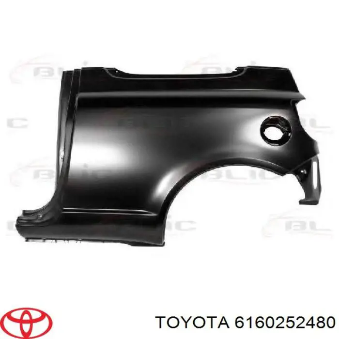 Крыло заднее Toyota 6160252480 цена, от 163.53 USD