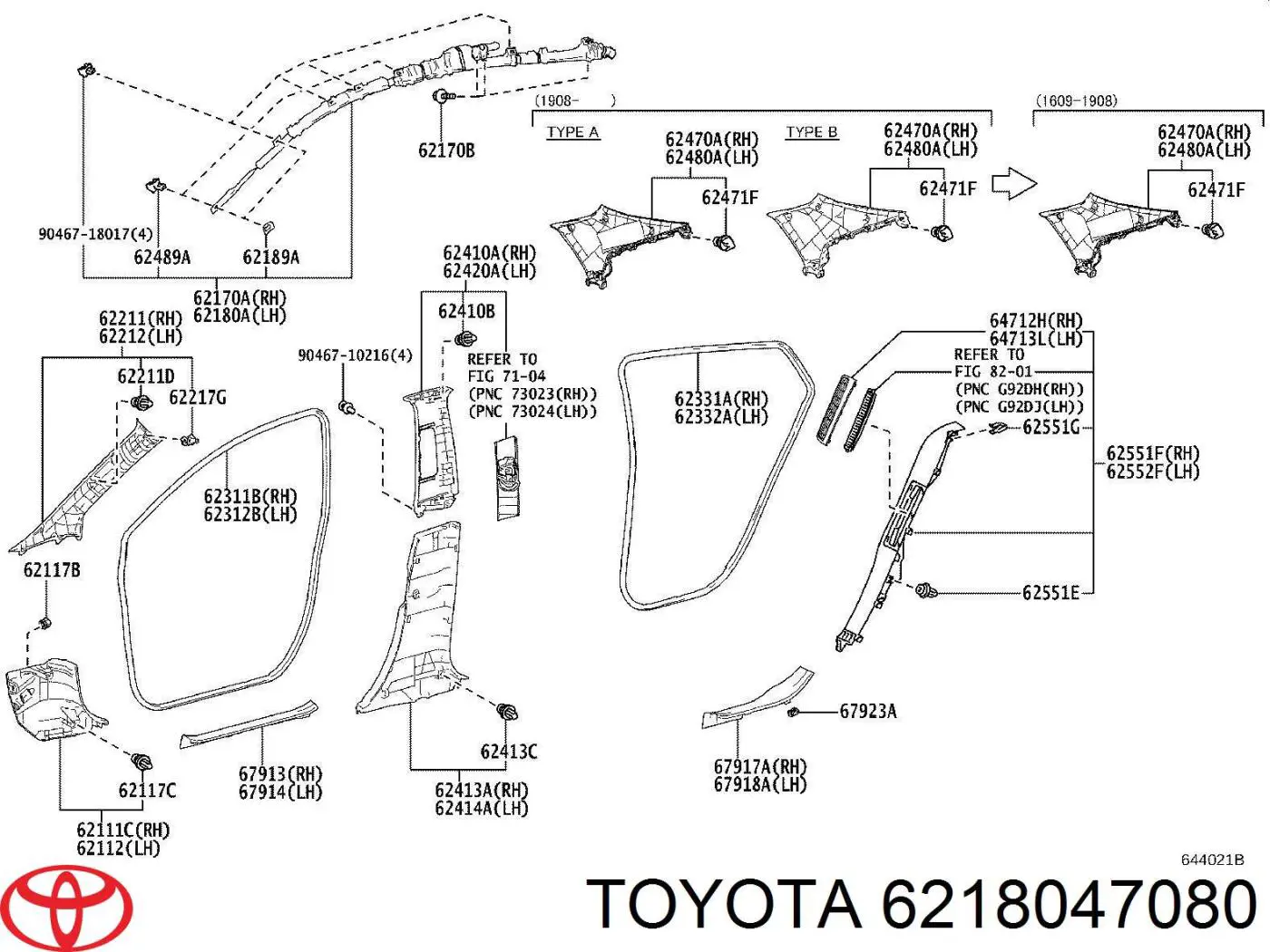 6218047080 Toyota 