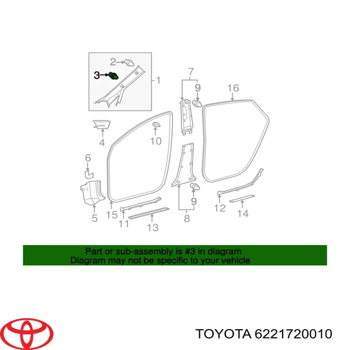  6221720010 Toyota