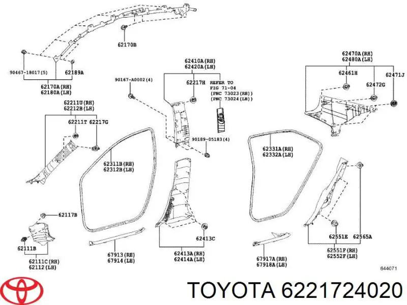 6221724020 Toyota 