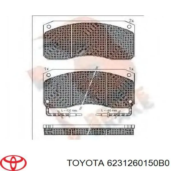  6231260150B0 Toyota