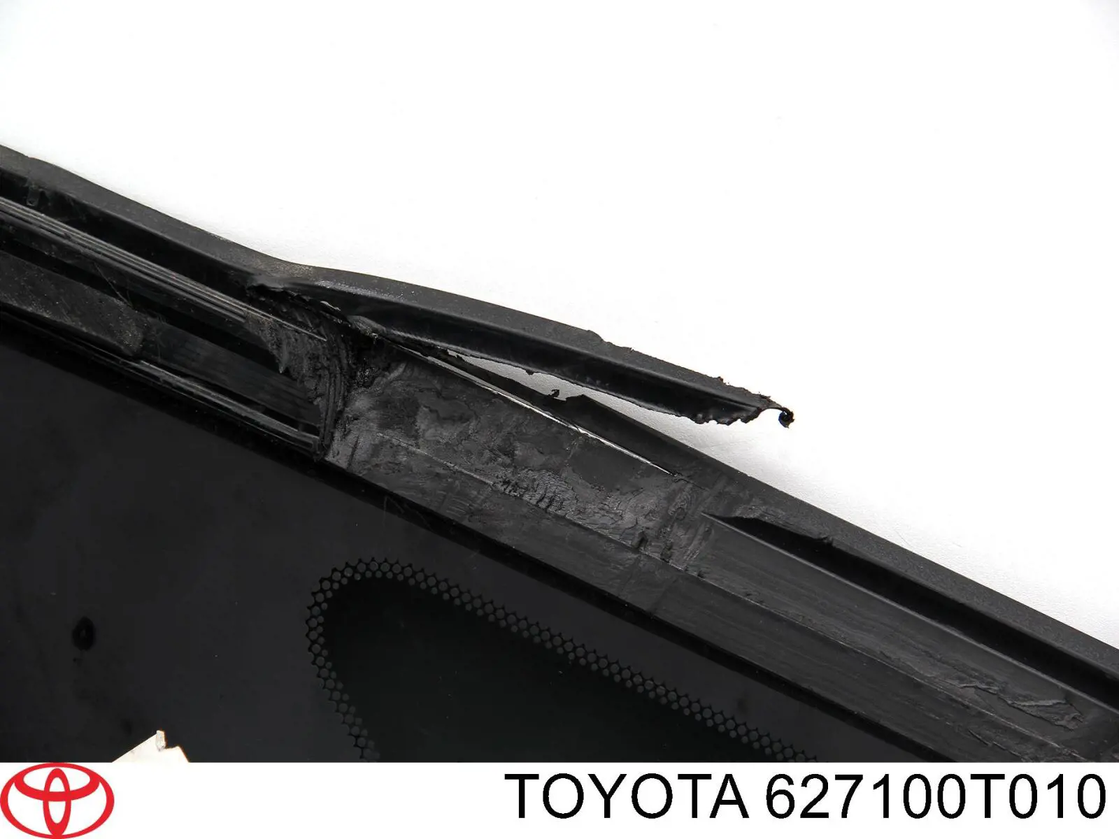 Ventanilla lateral de la puerta trasera derecha 627100T010 Toyota