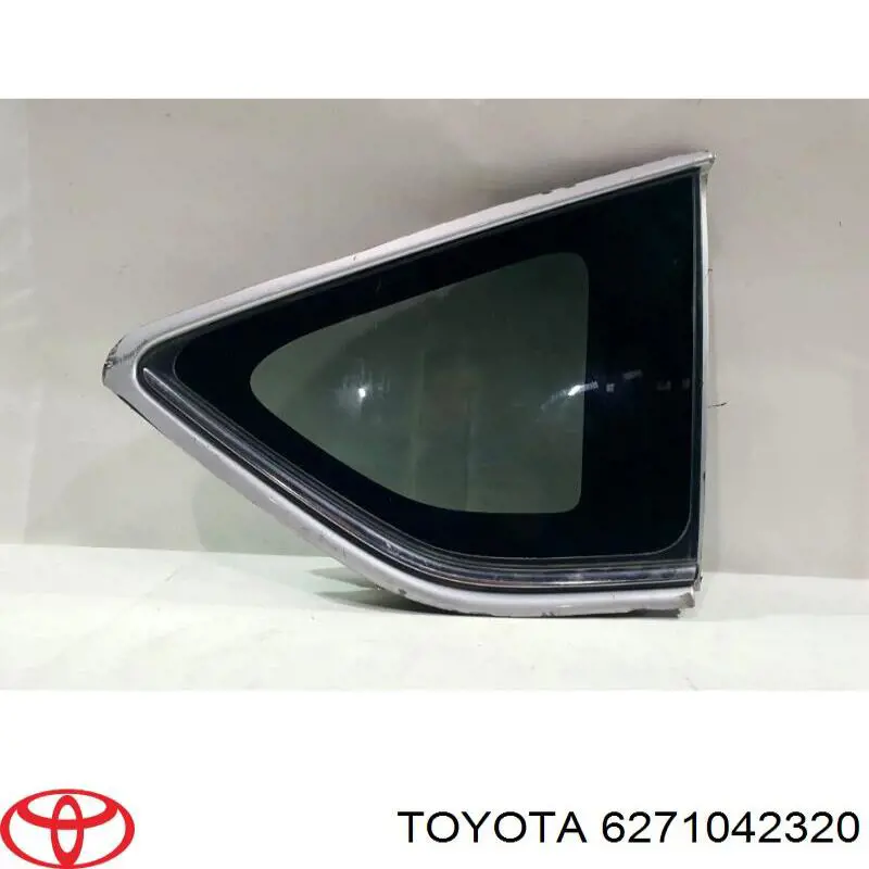 6271042320 Toyota Стекло багажного отсека, правое