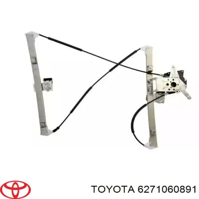 Vidro de carroçaria (da seção de bagagem) direito para Toyota Land Cruiser (J12)