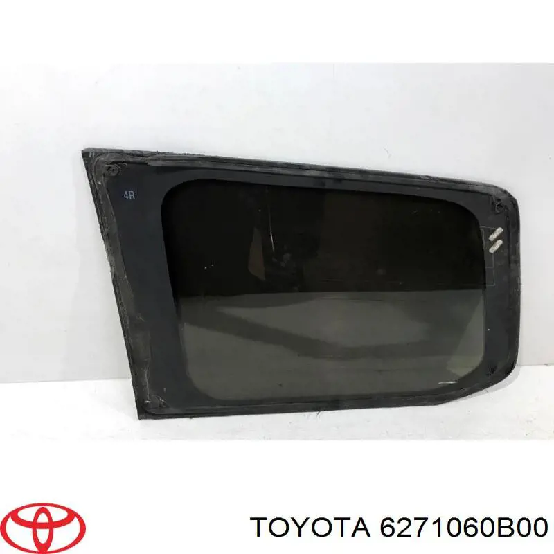 6271060B00 Toyota vidro de carroçaria (da seção de bagagem direito)