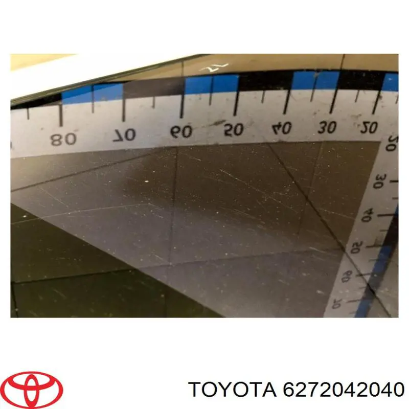 6272042040 Toyota Стекло кузова/багажного отсека, левое
