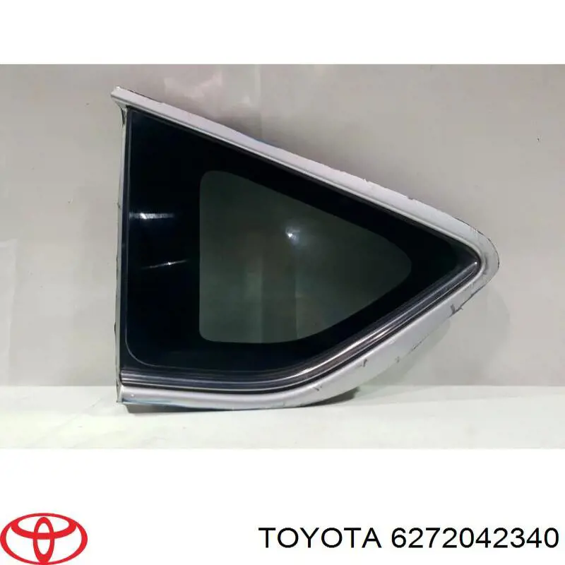 6272042340 Toyota стекло кузова боковое левое сдвижное