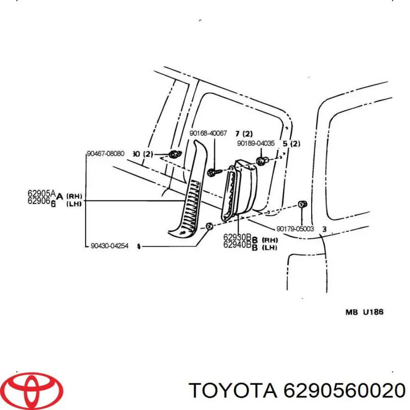 6290560020 Toyota