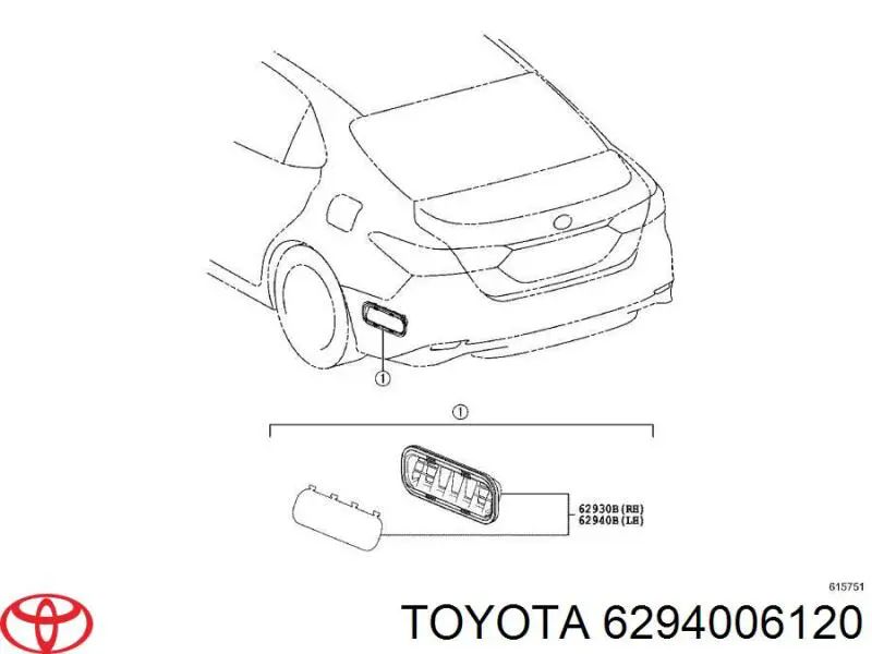 Решетка вентиляции салона задняя правая на Toyota Mirai D20