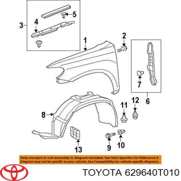  629640T010 Toyota