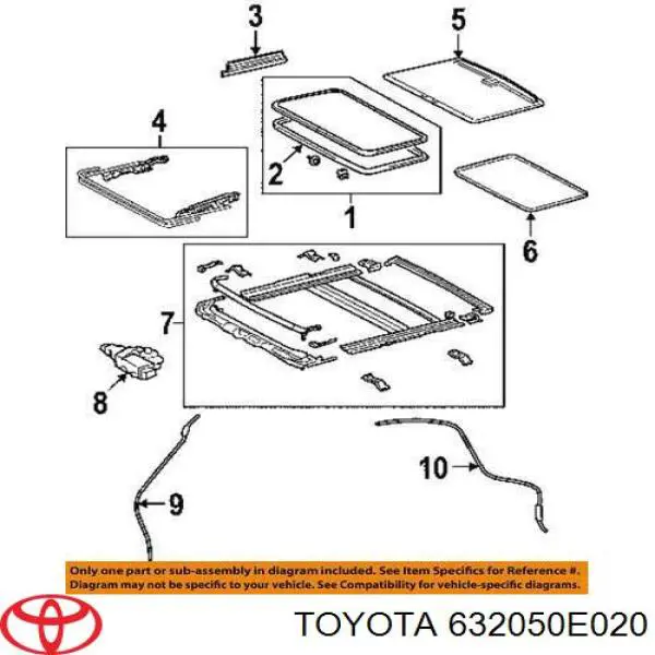 Трос люка крыши на Toyota Solara V3