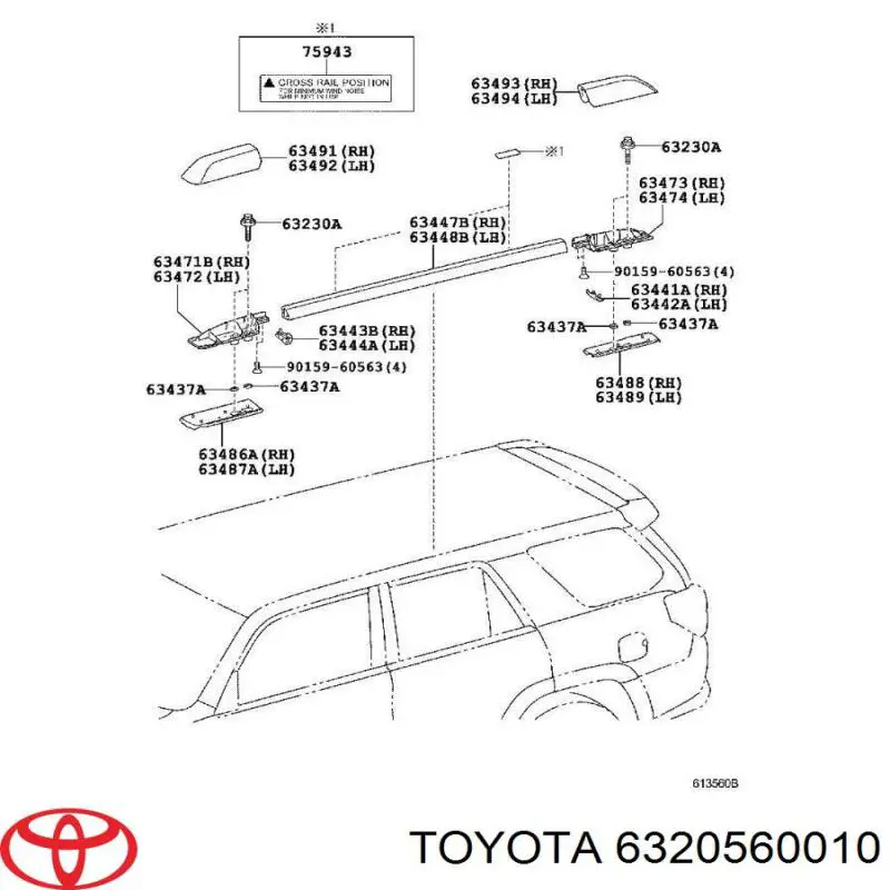 Трос люка крыши Toyota 6320560010 цена, от 260.29 USD