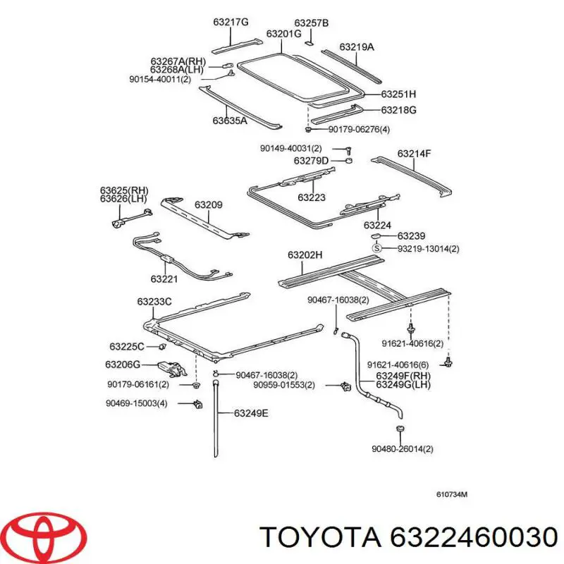  6322460030 Toyota