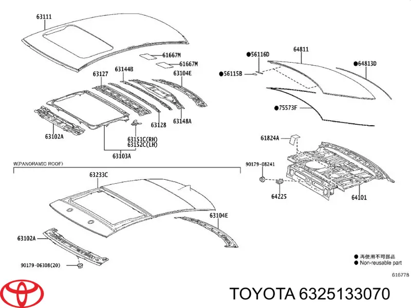 6325133070 Toyota 