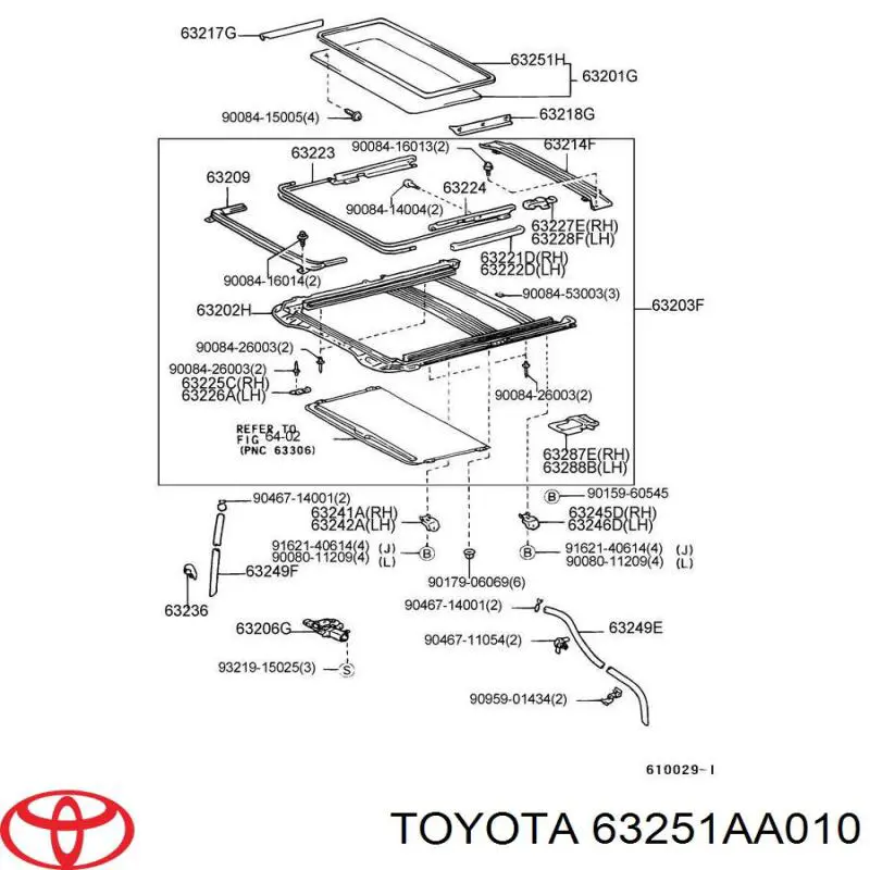  63251AA010 Toyota